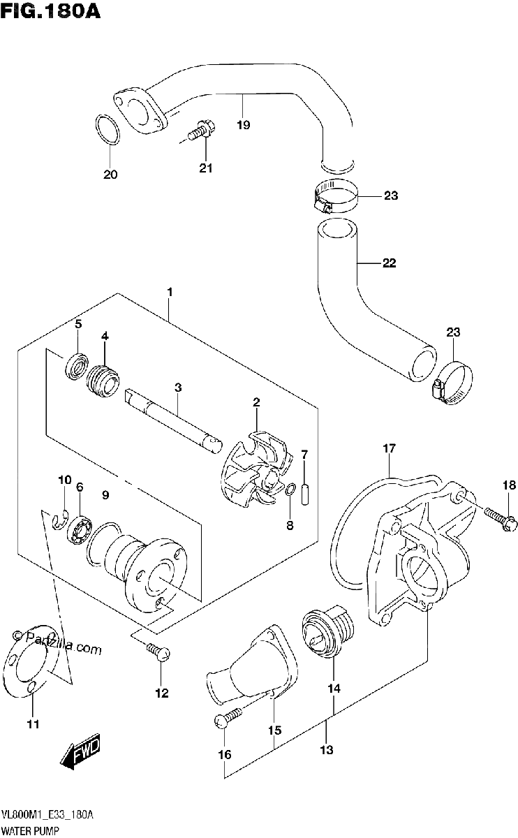 Diagrama de WATER PUMP
