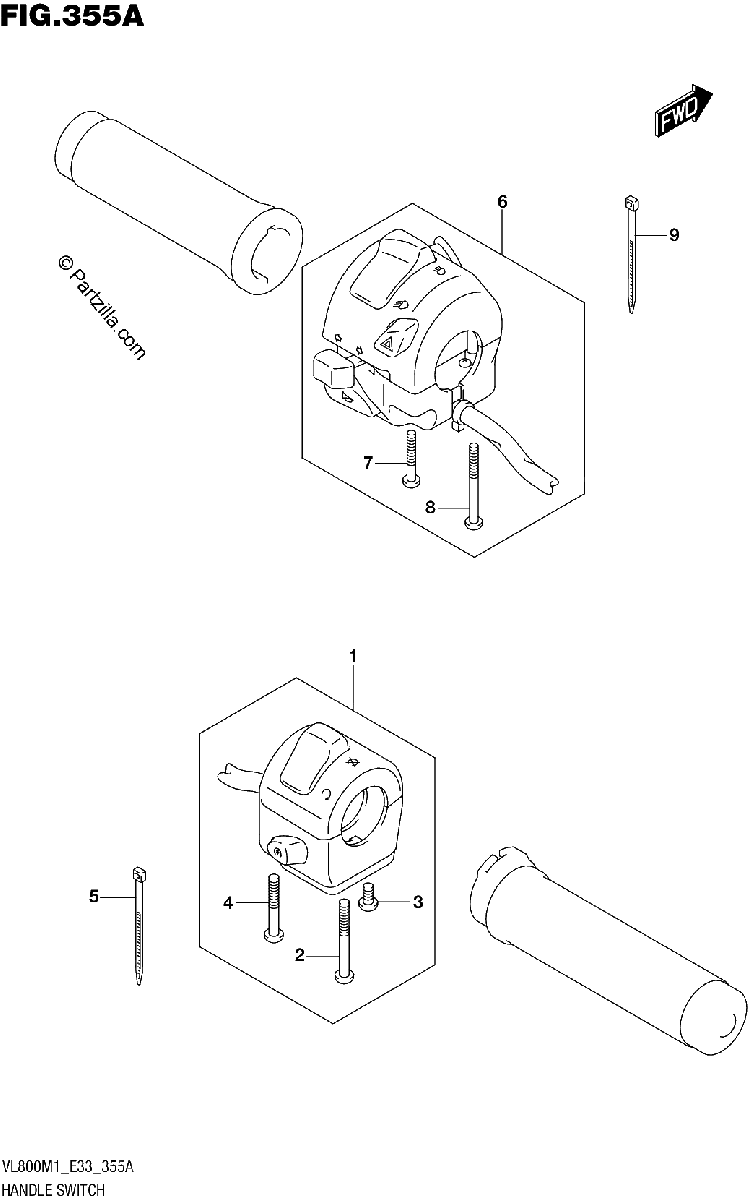 Diagrama de HANDLE SWITCH