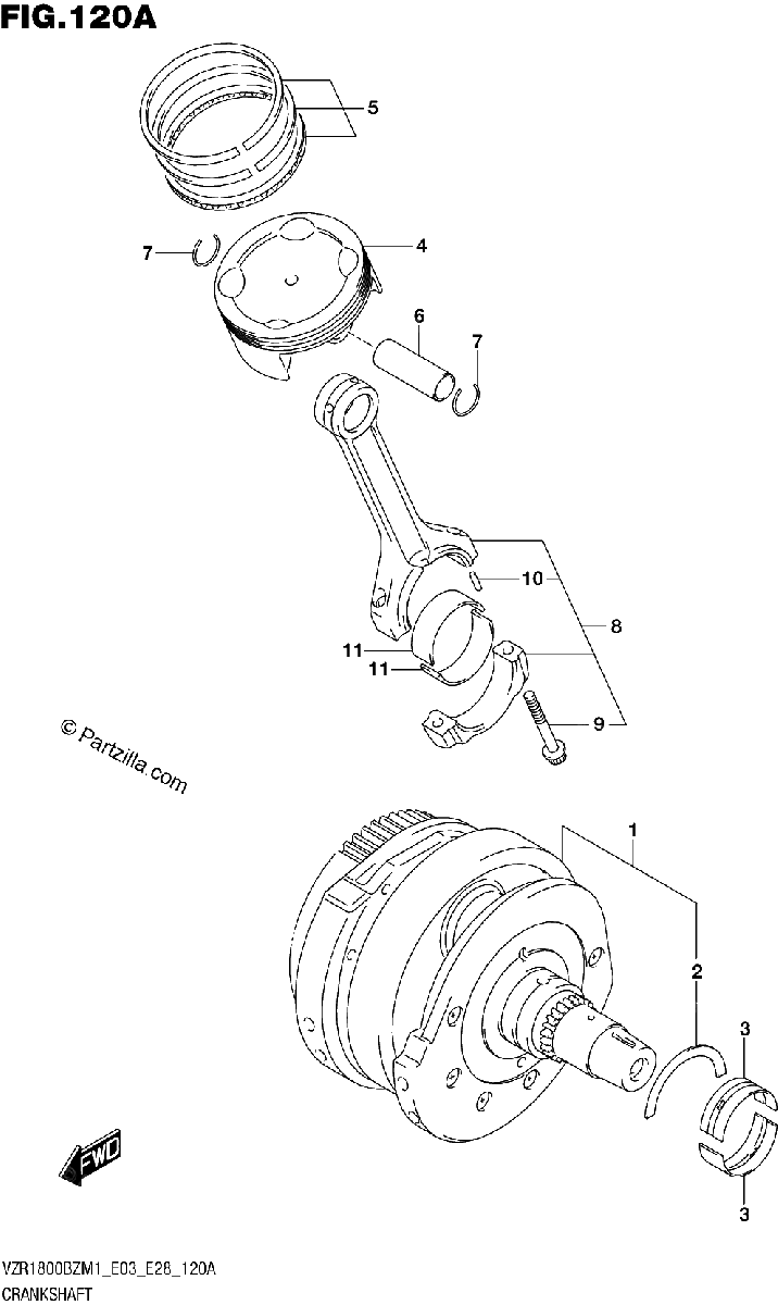 Diagrama de CRANKSHAFT