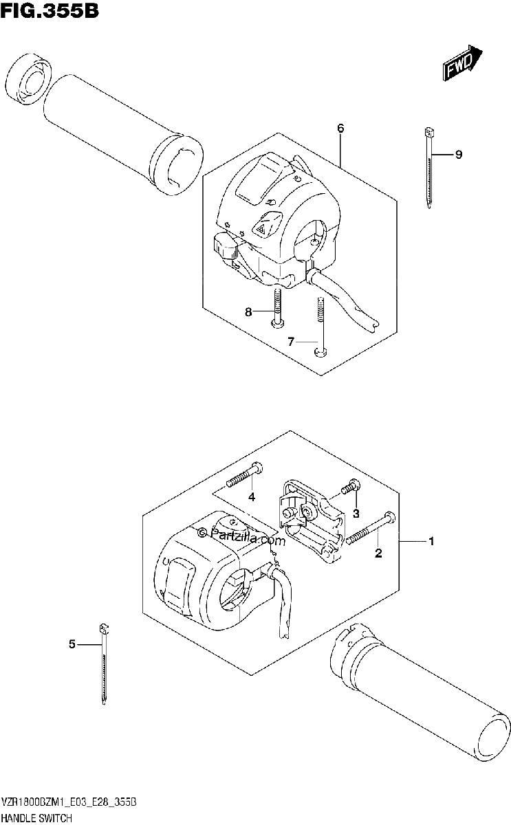Diagrama de HANDLE SWITCH