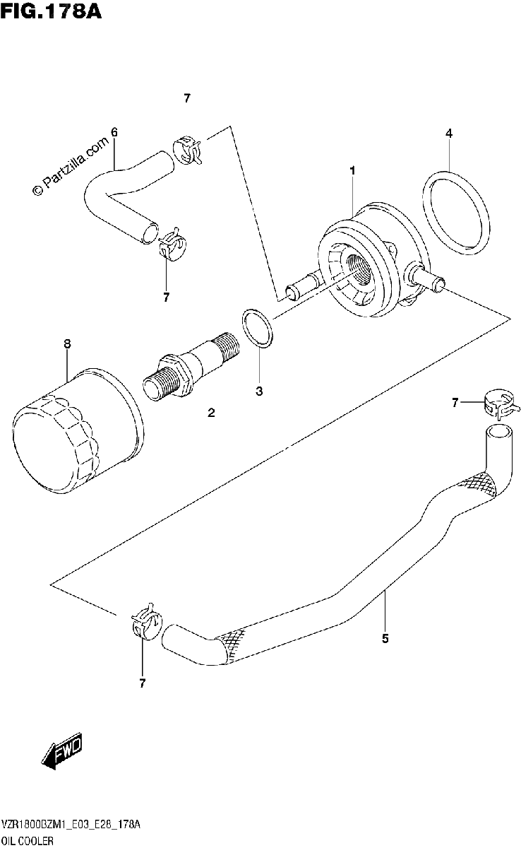 Diagrama de OIL COOLER