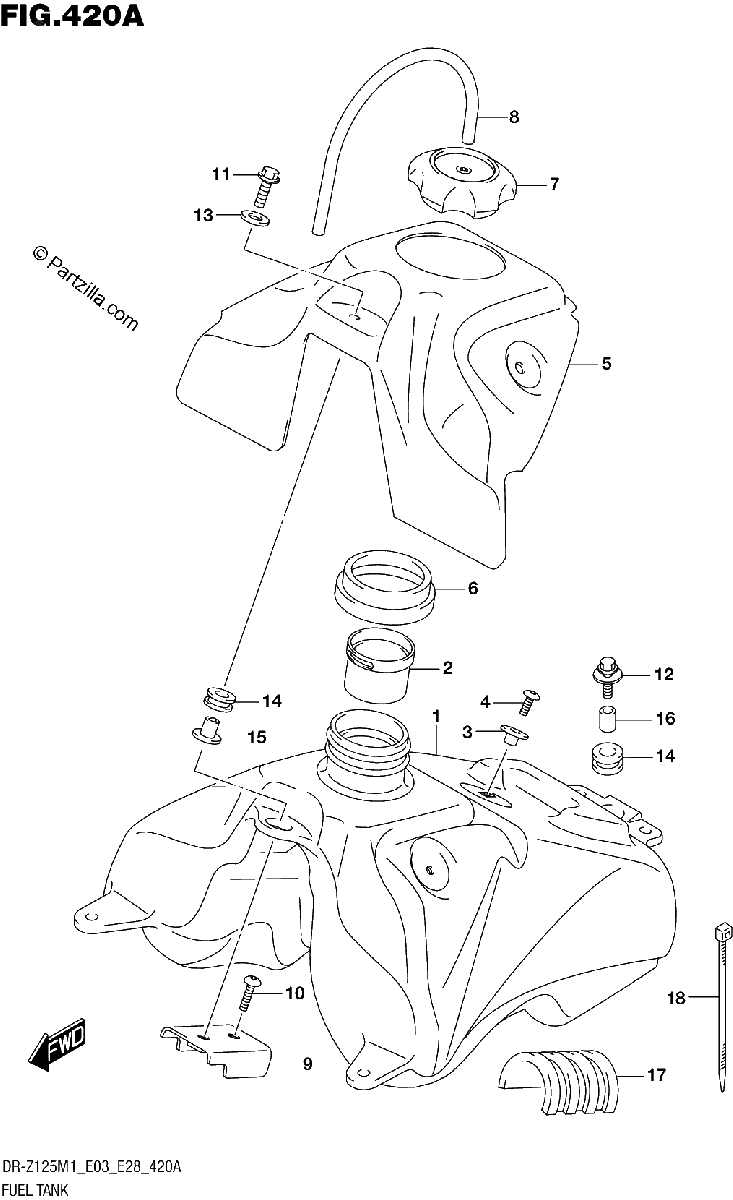 Diagrama de FUEL TANK