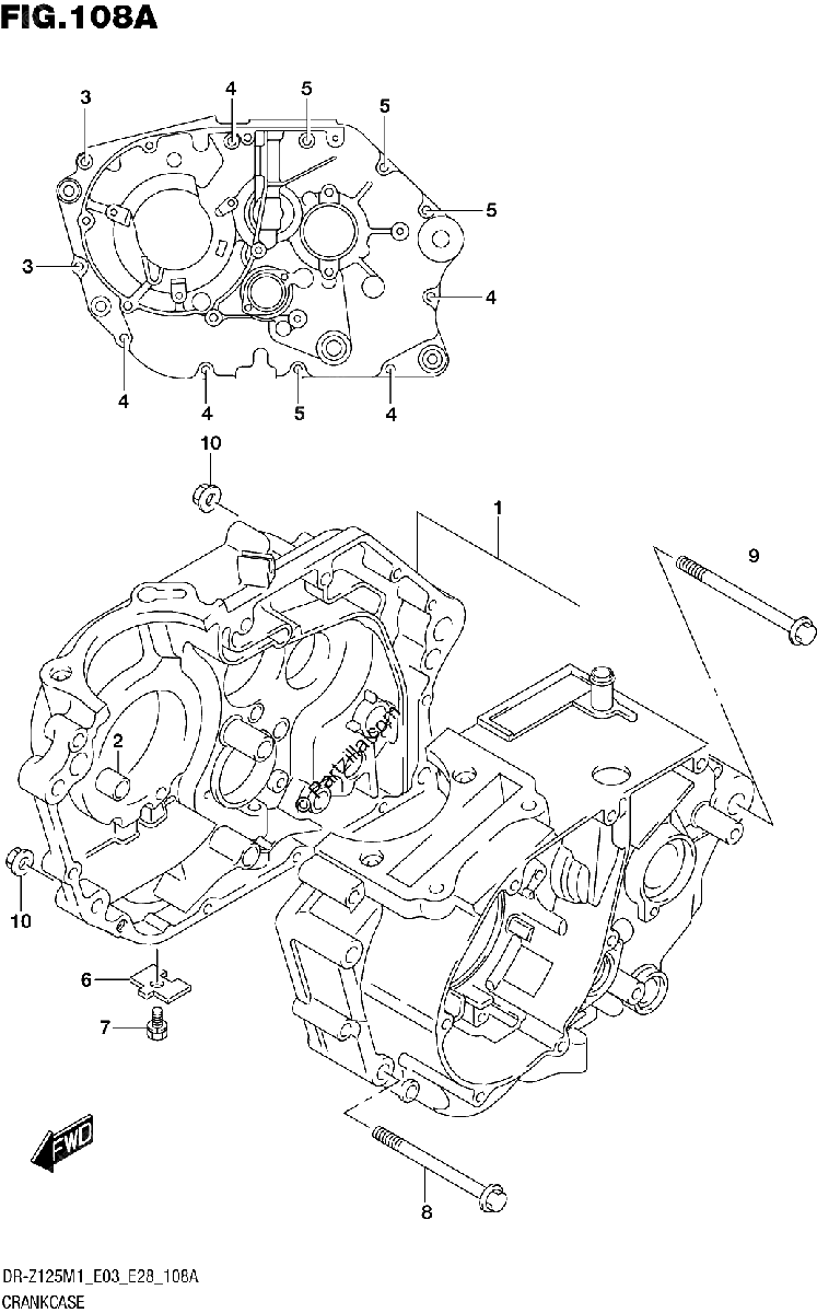 Diagrama de CRANKCASE