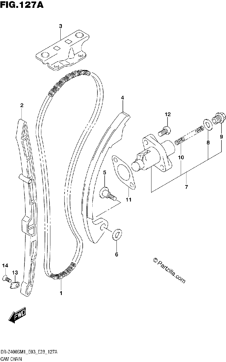 Diagrama de CAM CHAIN
