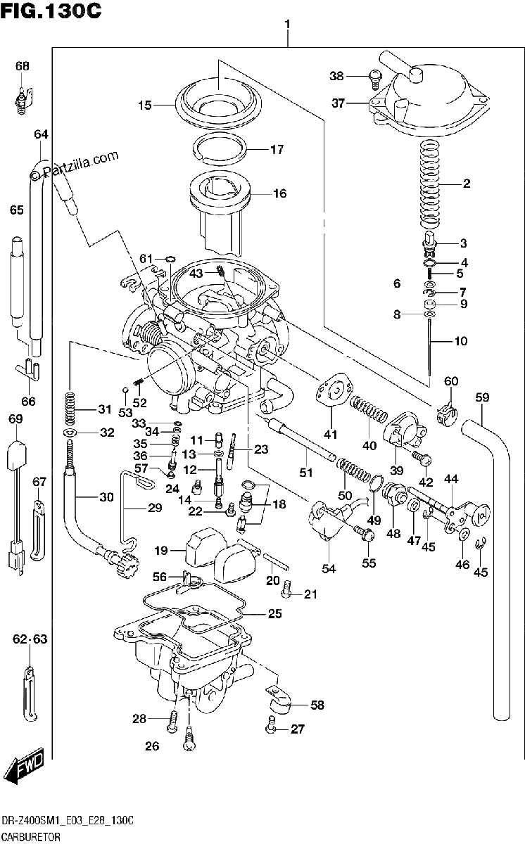 Diagrama de CARBURETOR E33