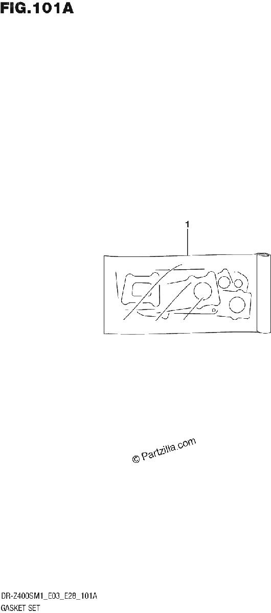 Diagrama de GASKET SET