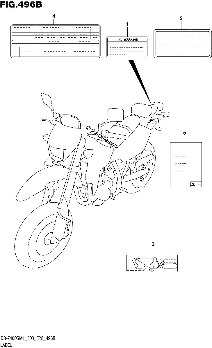 Diagrama de LABEL DR Z400S E33