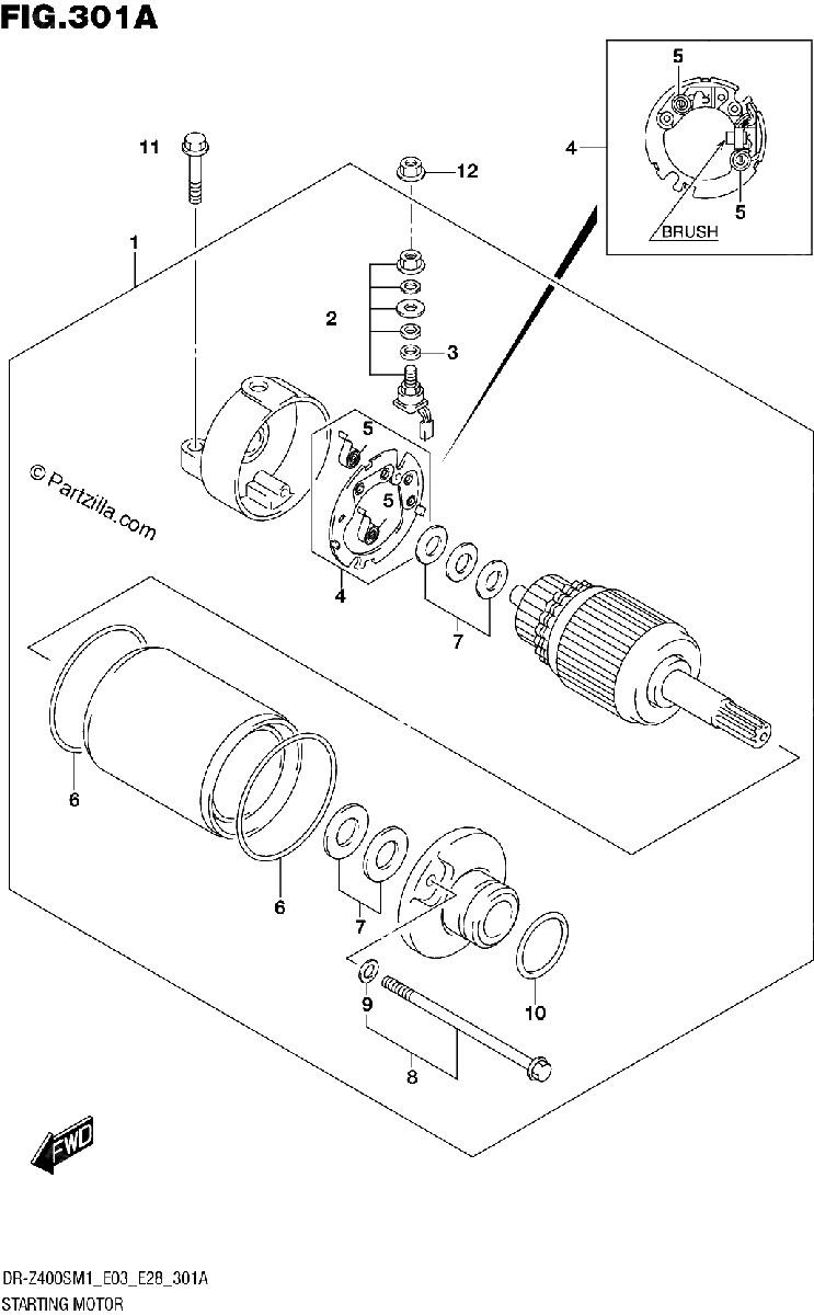 Diagrama de STARTING MOTOR