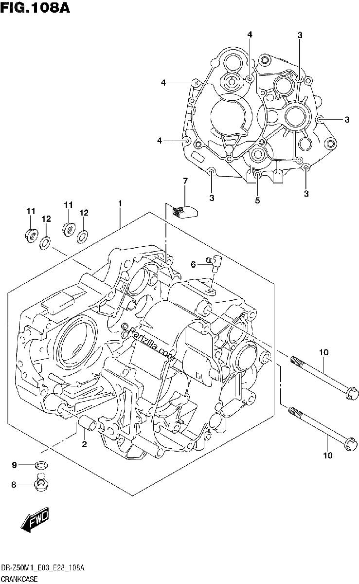 Diagrama de CRANKCASE