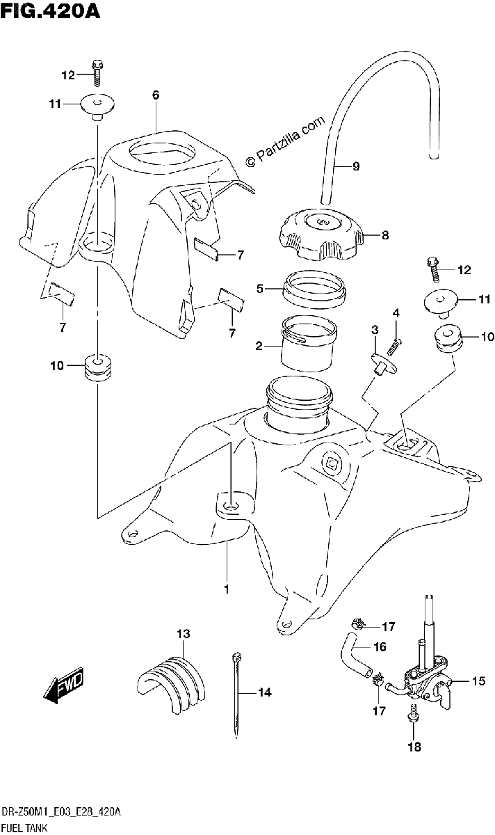 Diagrama de FUEL TANK