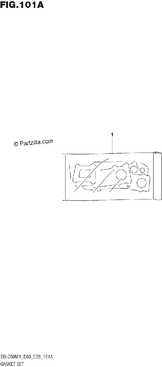 Diagrama de GASKET SET