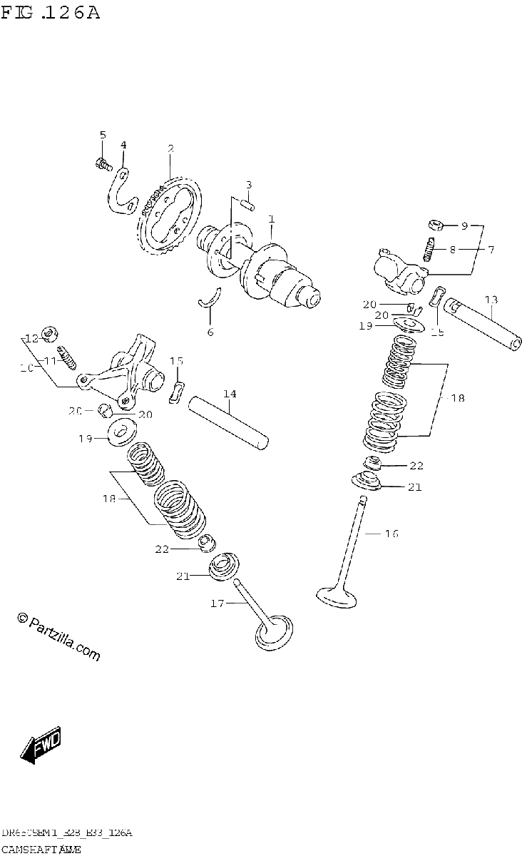 Diagrama de CAMSHAFT VALVE