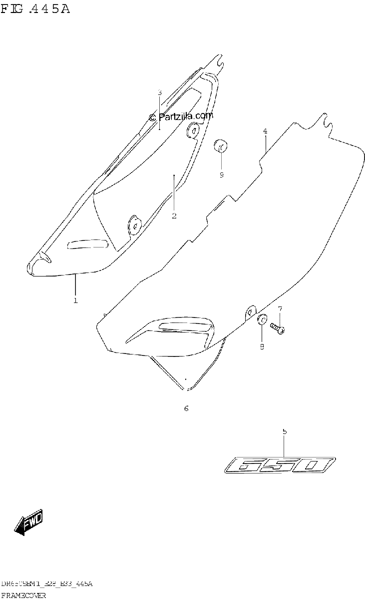 Diagrama de FRAME COVER