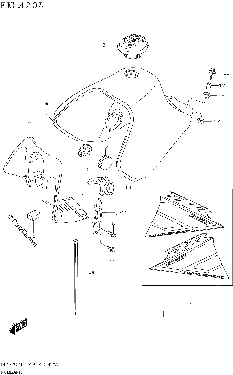Diagrama de FUEL TANK