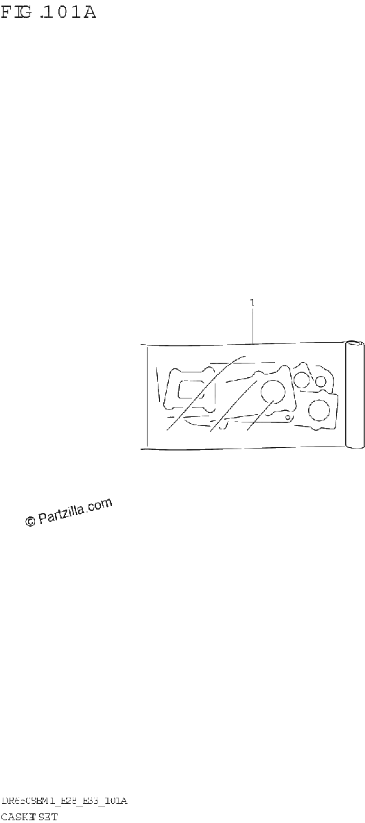 Diagrama de GASKET SET