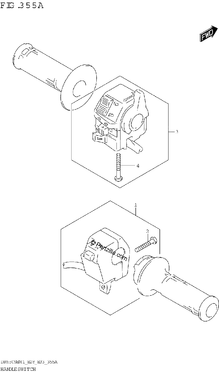 Diagrama de HANDLE SWITCH
