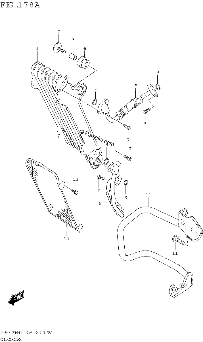 Diagrama de OIL COOLER