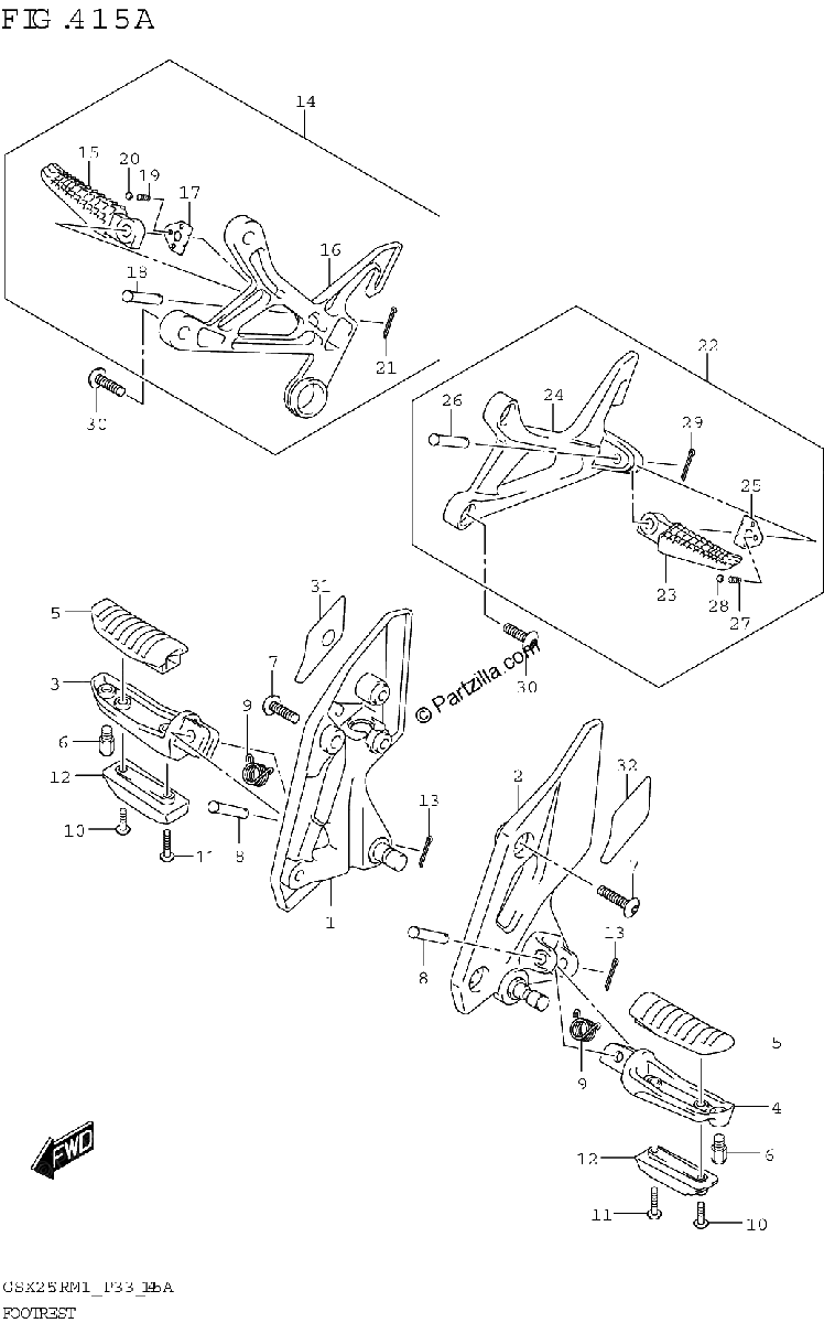 Diagrama de FOOTREST