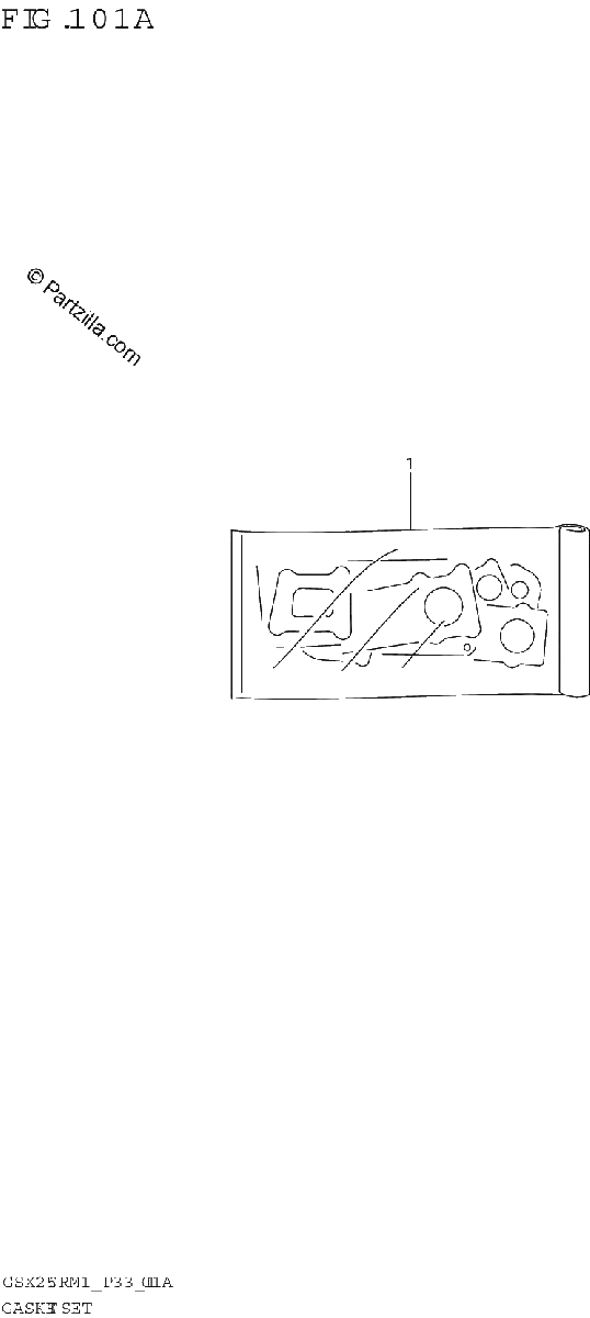 Diagrama de GASKET SET