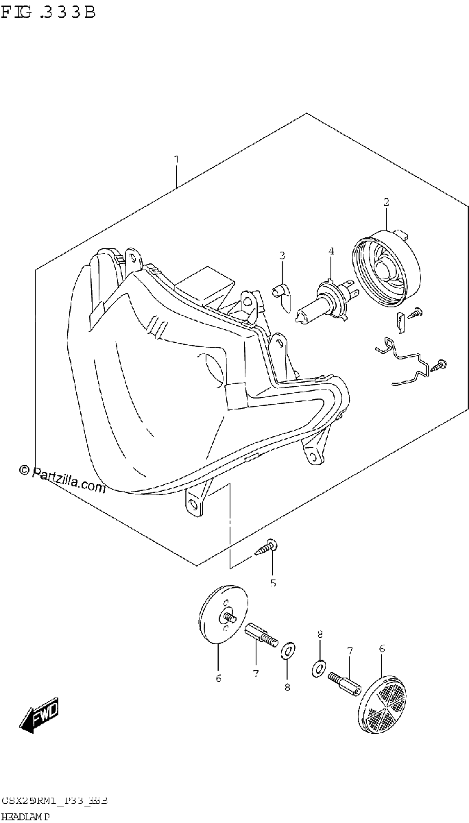 Diagrama de HEADLAMP