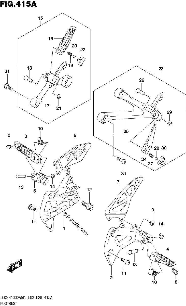 Diagrama de FOOTREST