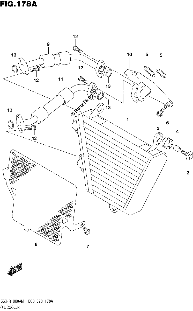 Diagrama de OIL COOLER