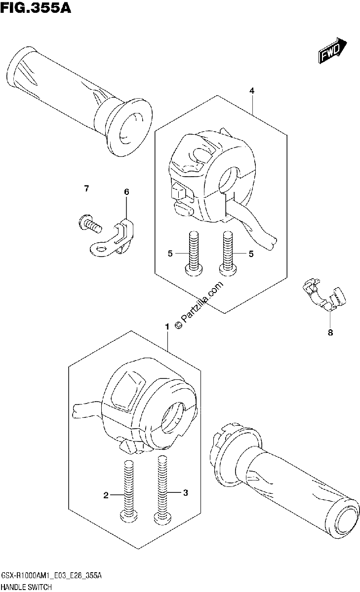 Diagrama de HANDLE SWITCH