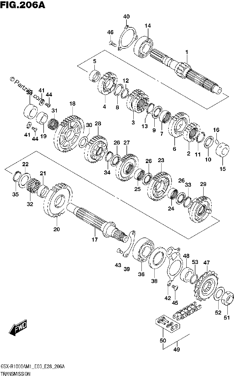 Diagrama de TRANSMISSION