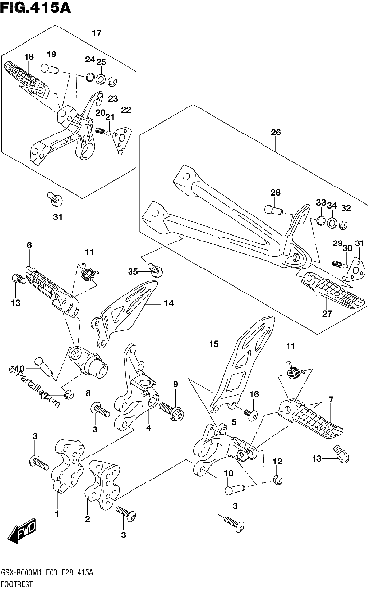 Diagrama de FOOTREST