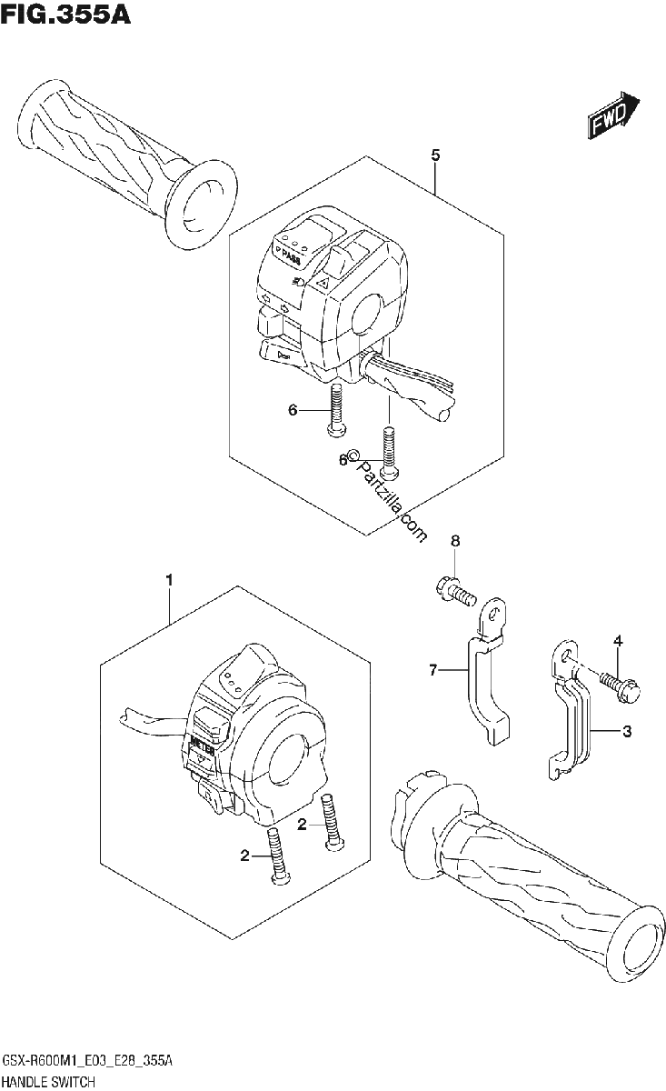 Diagrama de HANDLE SWITCH