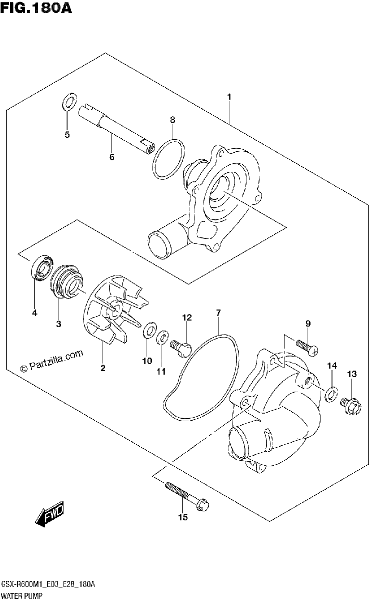 Diagrama de WATER PUMP