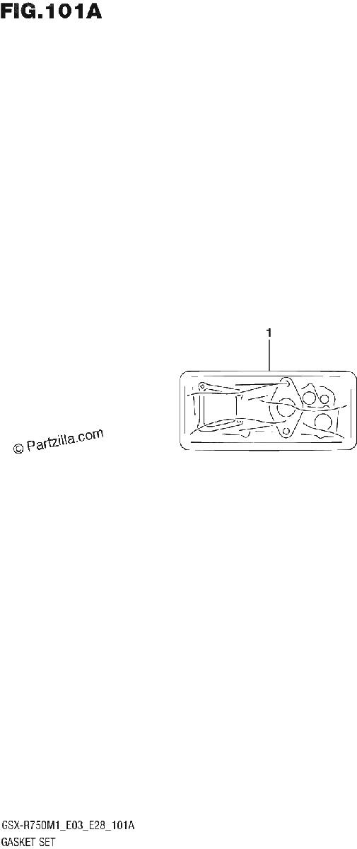 Diagrama de GASKET SET