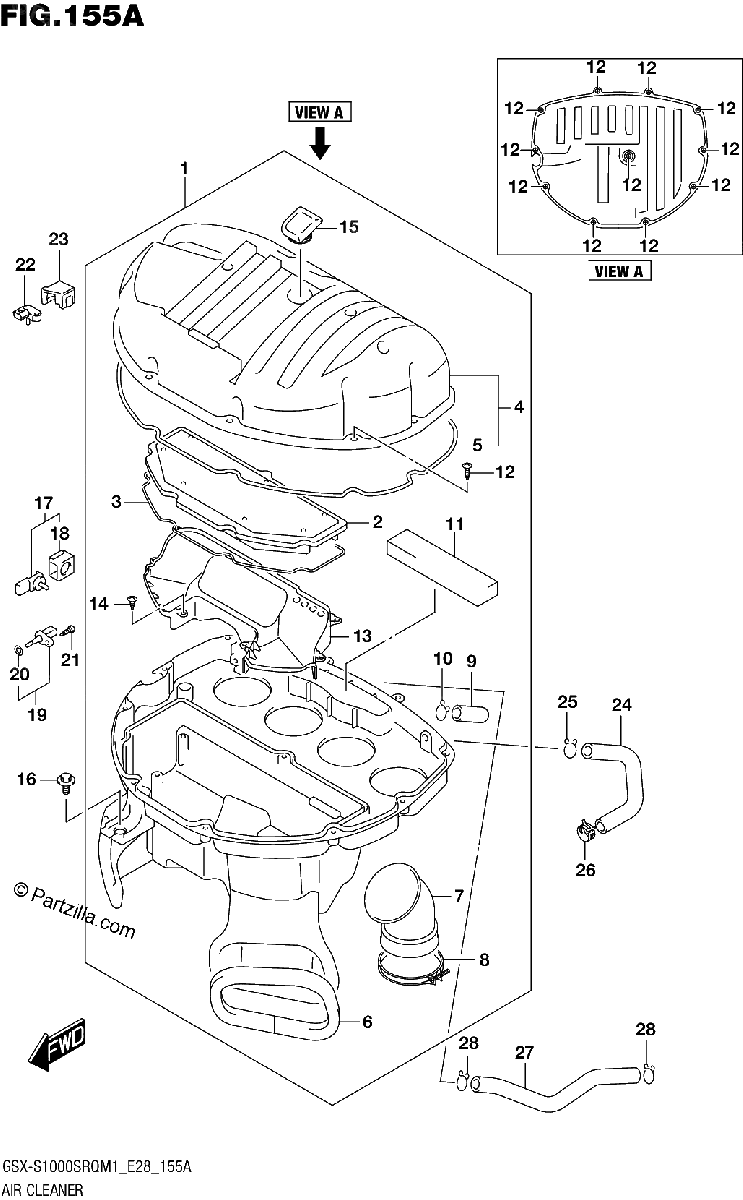 Diagrama de AIR CLEANER