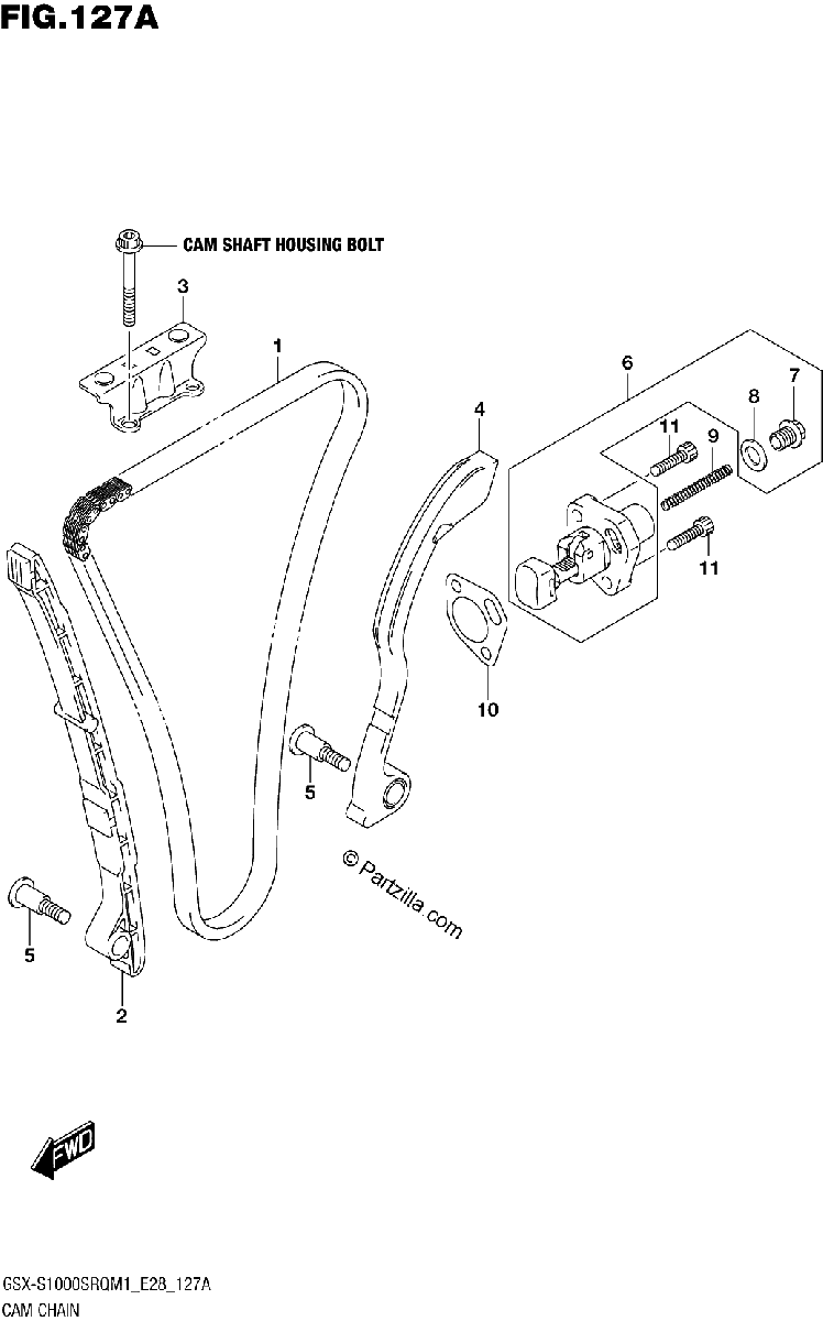 Diagrama de CAM CHAIN