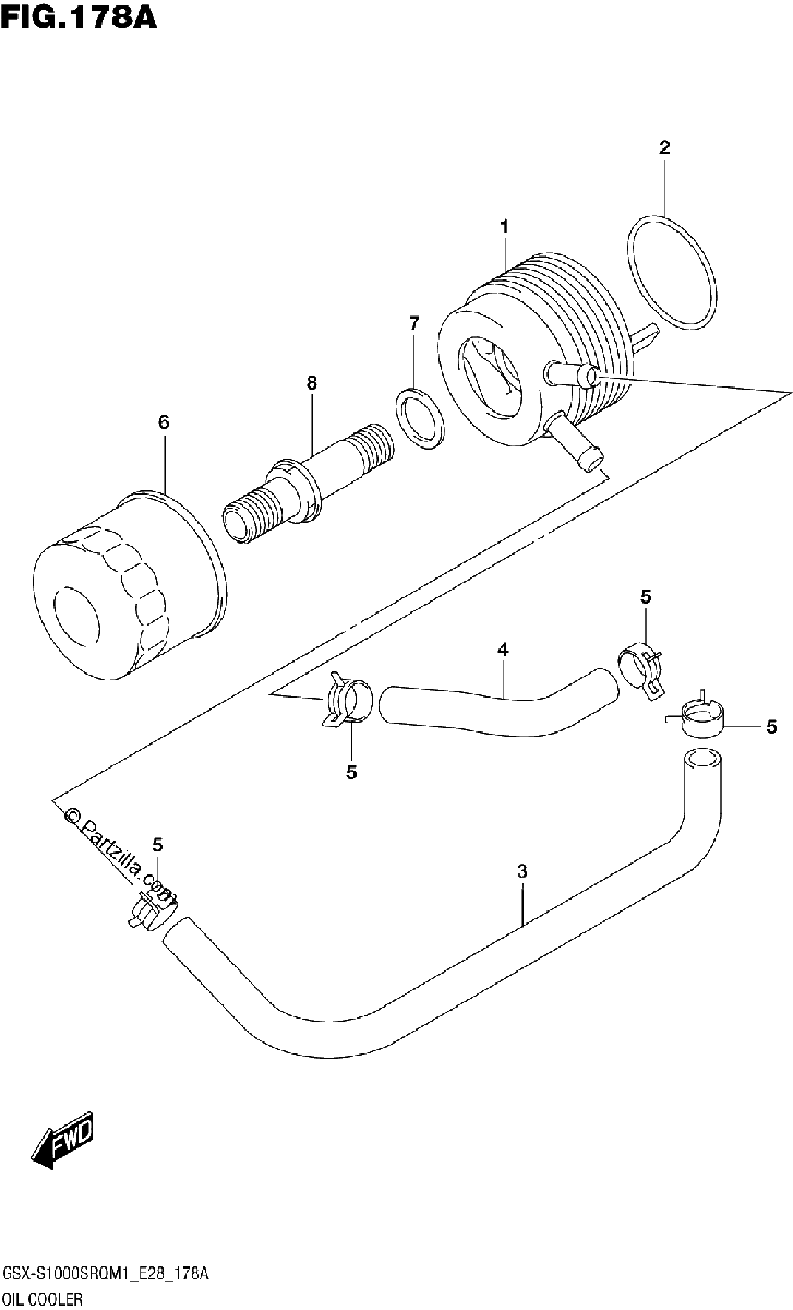 Diagrama de OIL COOLER