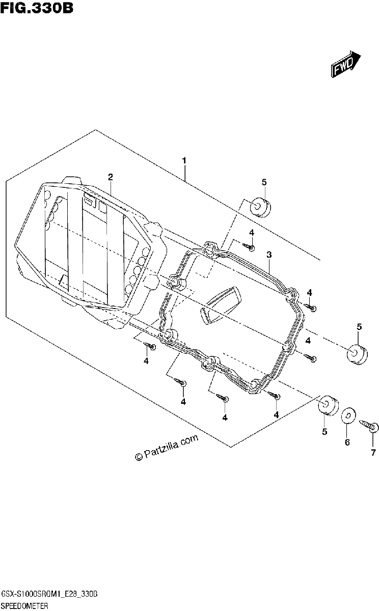 Diagrama de SPEEDOMETER E28