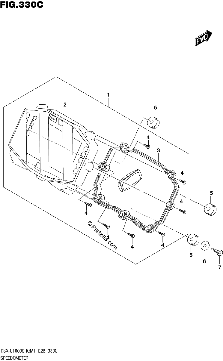 Diagrama de SPEEDOMETER E33
