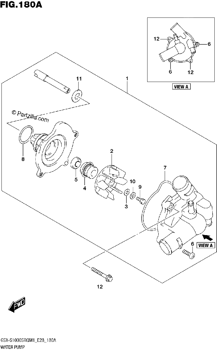 Diagrama de WATER PUMP