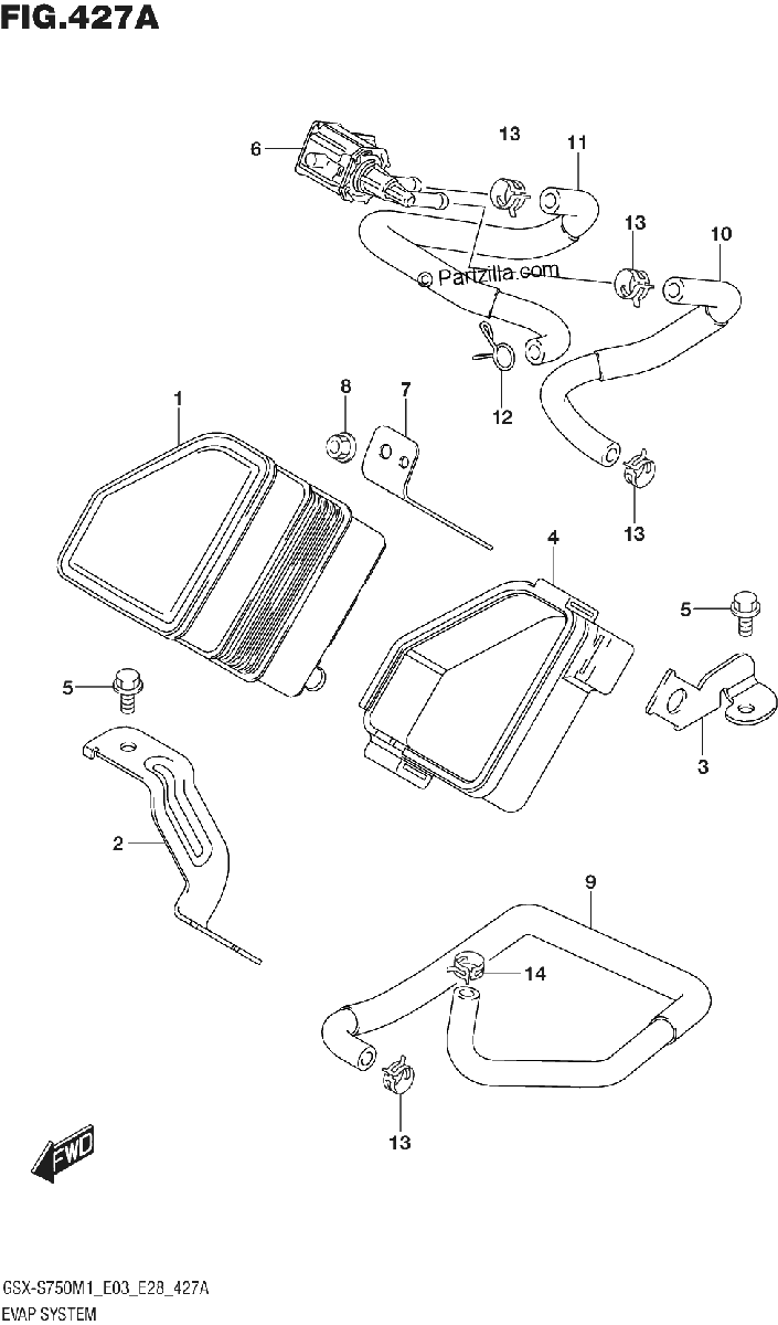 Diagrama de EVAP SYSTEM E33