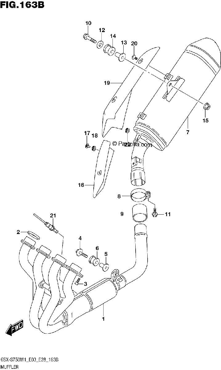 Diagrama de MUFFLER