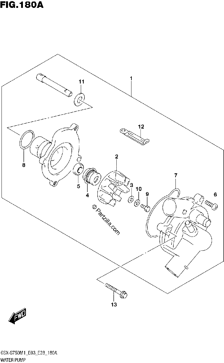 Diagrama de WATER PUMP