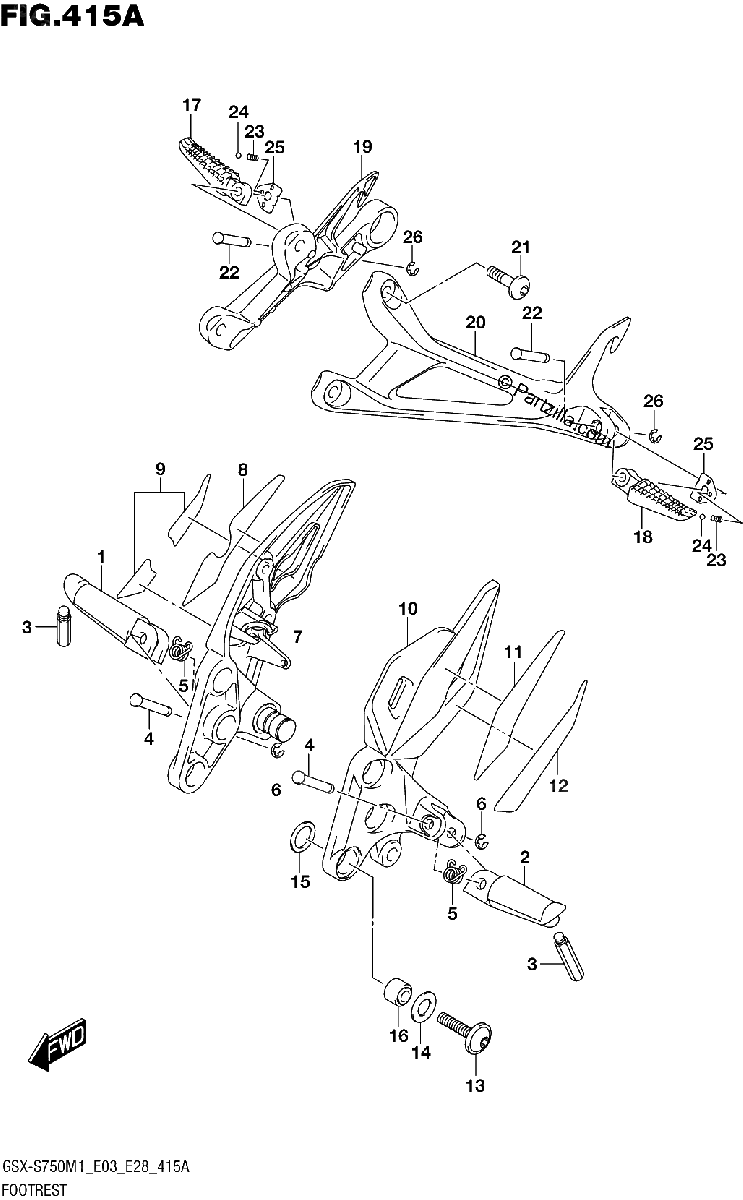 Diagrama de FOOTREST