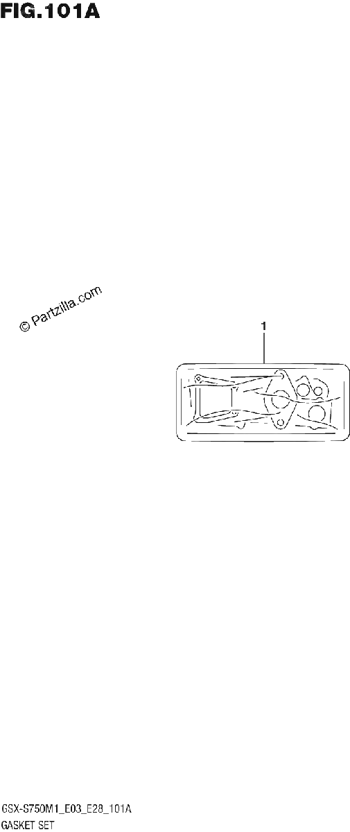 Diagrama de GASKET SET
