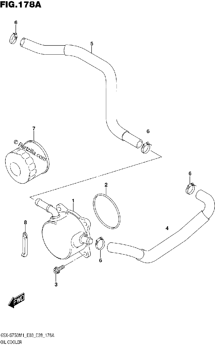 Diagrama de OIL COOLER