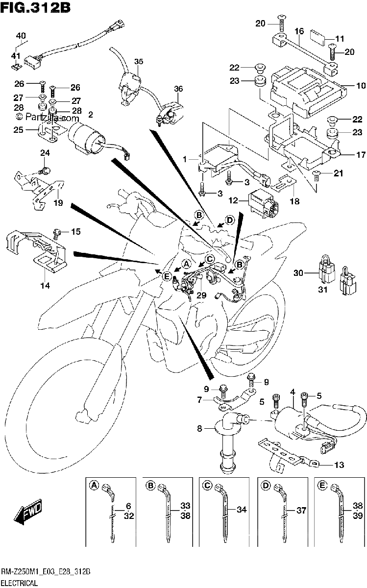 Diagrama de ELECTRICAL E28