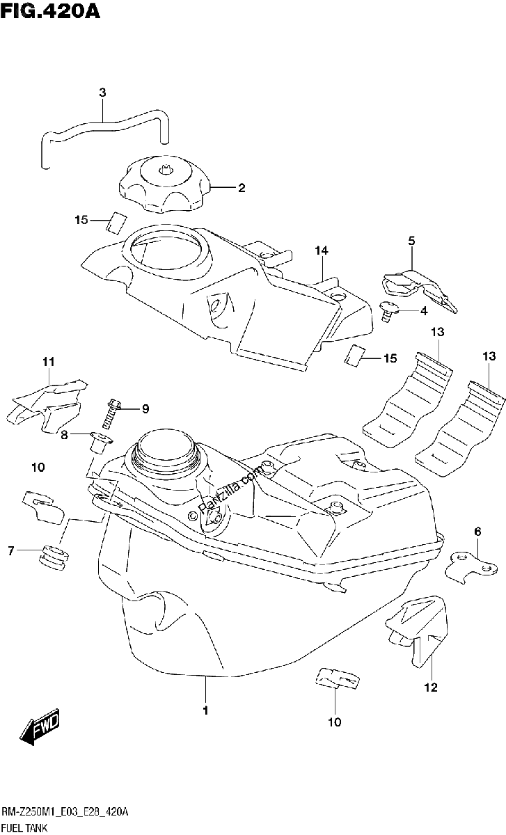 Diagrama de FUEL TANK