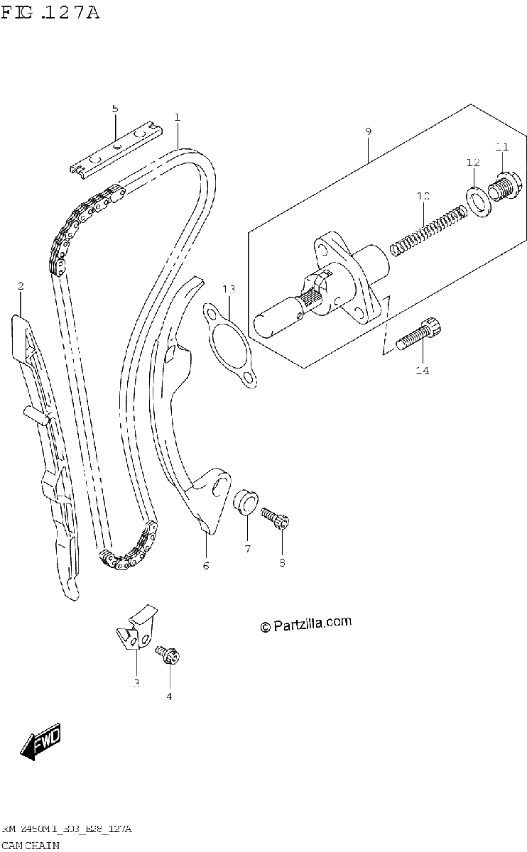 Diagrama de CAM CHAIN