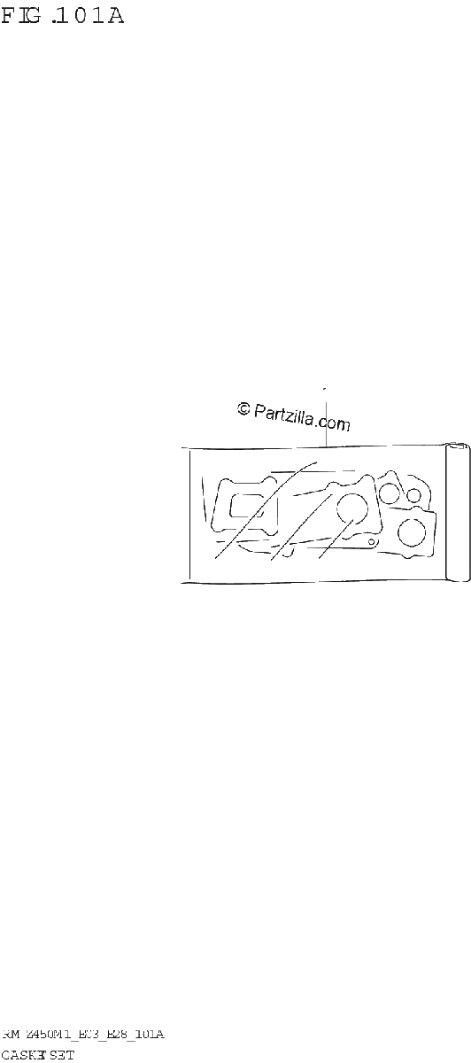 Diagrama de GASKET SET
