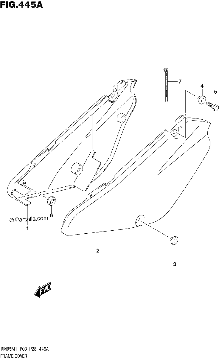 Diagrama de FRAME COVER
