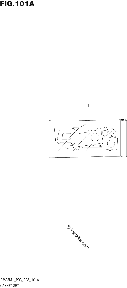 Diagrama de GASKET SET